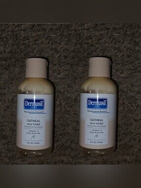 2 x Dermasil Labs Oatmeal Milk Toner 4fl Oz Oatmeal & Snow Mushroom BNIB